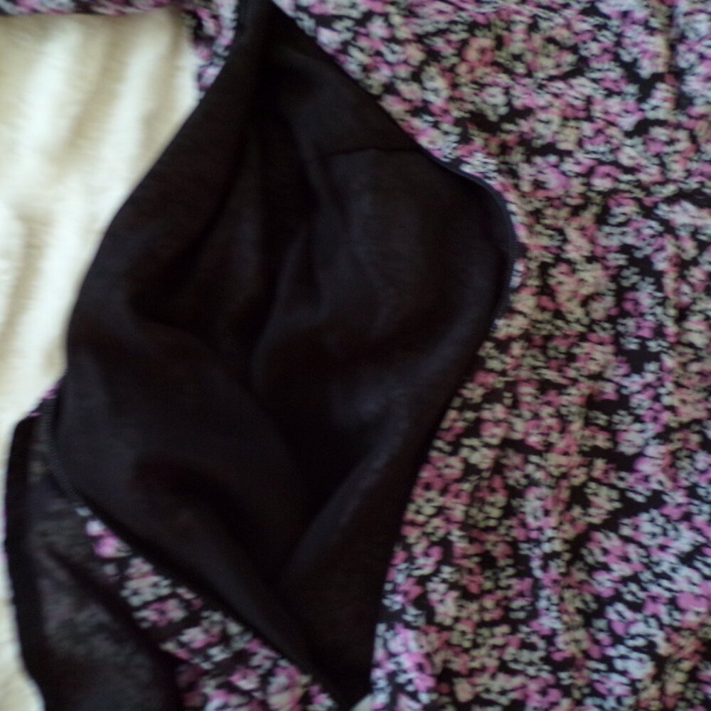 NWT Avec les filles floral mini dress M - Picture 11 of 12